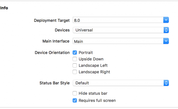 xcode8 general